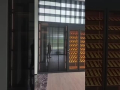 ステンレス鋼のワインキャビネット