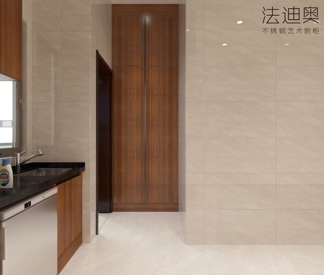Sleek Light Wood Laundry Room Organization Cabinets With Handle Free Design