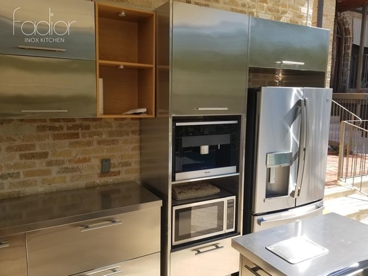 OEM Outdoor Kitchen Stainless Steel Sink Cabinet With Integrated Modern Appliances