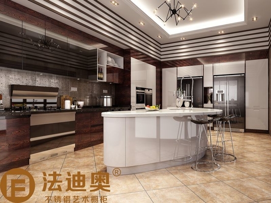 Modern Kitchen Cabinet Dark Wood Elegance With A Butterfly Island Design