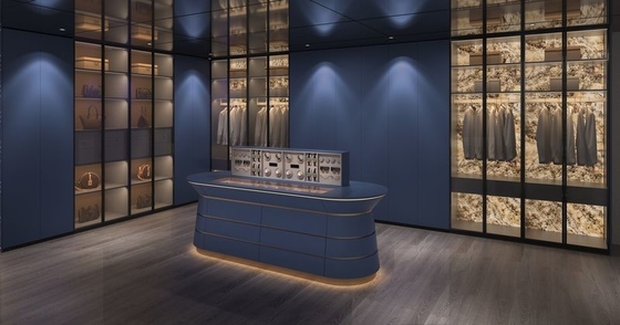 Luxe Wave Walk - In Closet Modern Sophistication Meets Functional Elegance