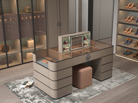 Traditional Chic Versatile Open Walk In Closet With Glass New Chinese Style