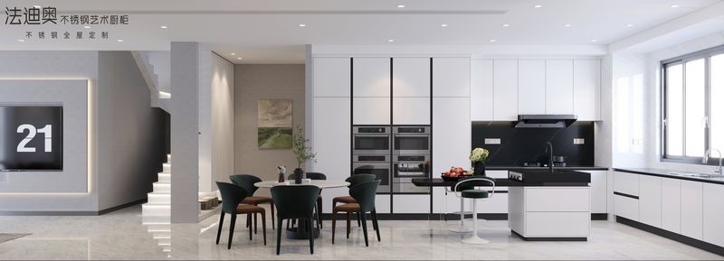 Customization Modern Kitchen Cabinet Set Elegant Timeless And Ultra Durable