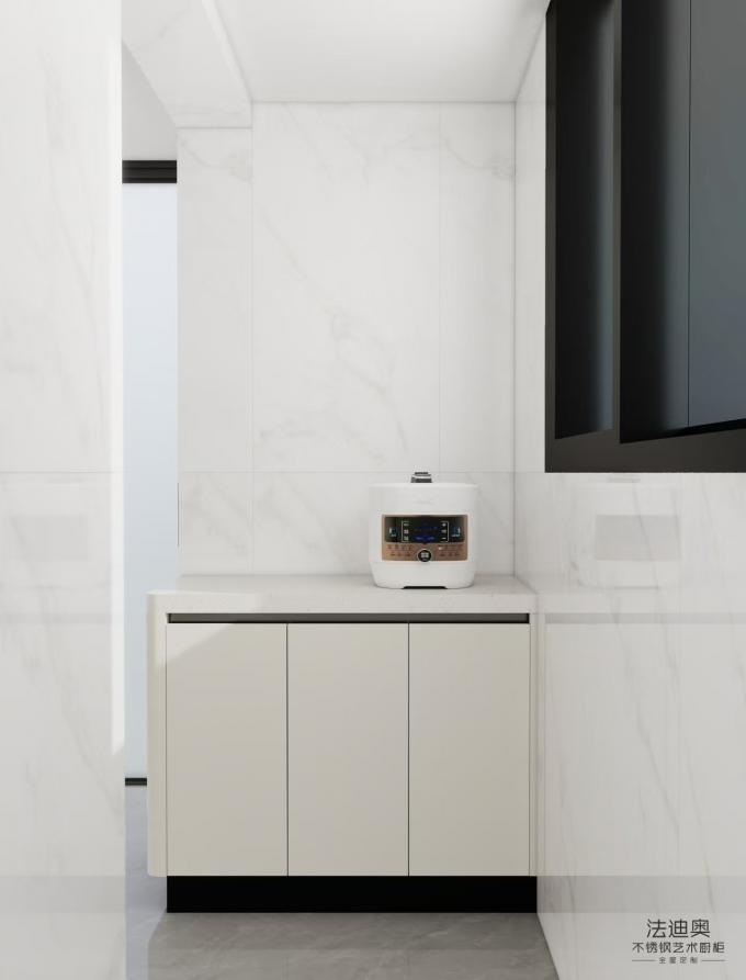 Fadior Compact White Stainless Steel Kitchen With Streamlined Workflow And Ample Storage - the collection â A trusted leader in stainless steel whole-home